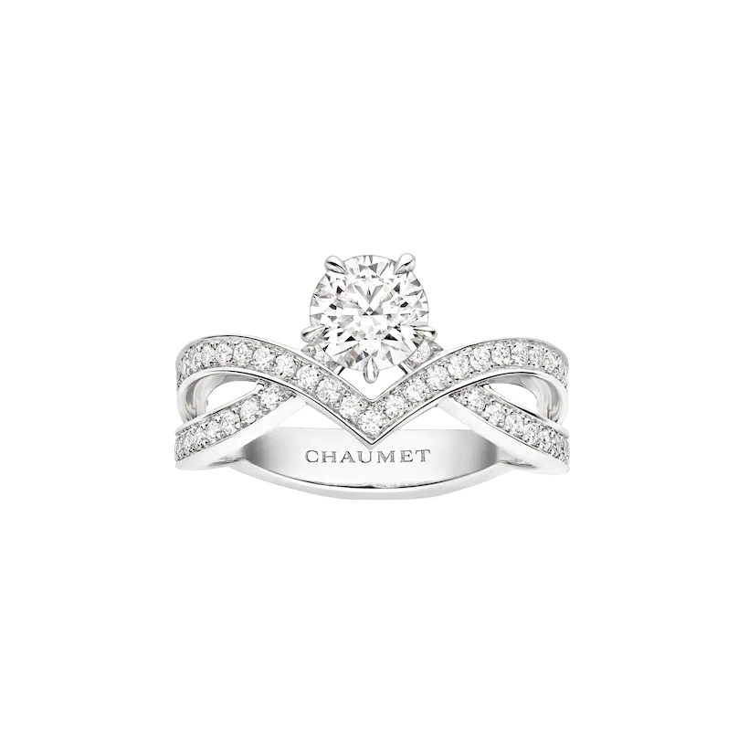 Gioiello in platino Anello Josephine Amour d'Aigrette (0,5 ct) Chaumet