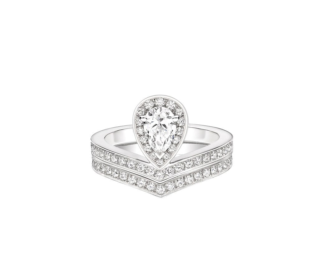 Gioiello in platino Solitario Joséphine Aigrette Chaumet