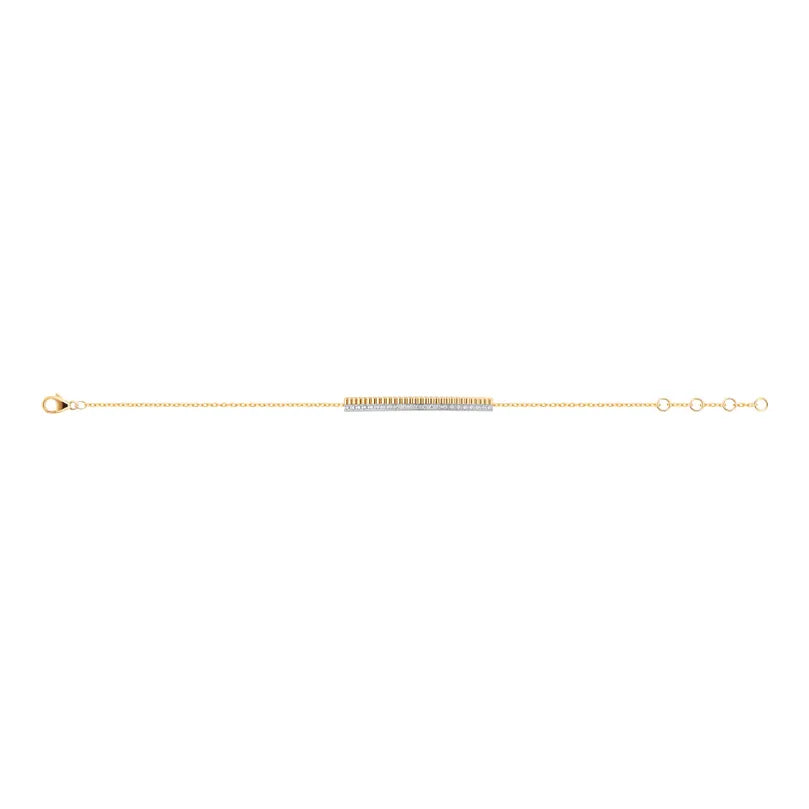 Gioiello in oro giallo e bianco Bracciale Quatre Radiant Edition Boucheron
