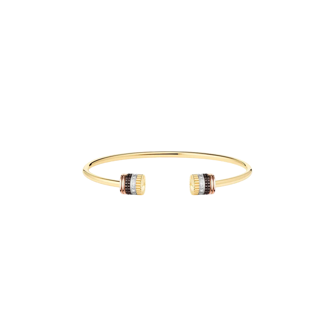 Gioiello in oro bianco giallo rosa Bracciale Quatre Classique Boucheron