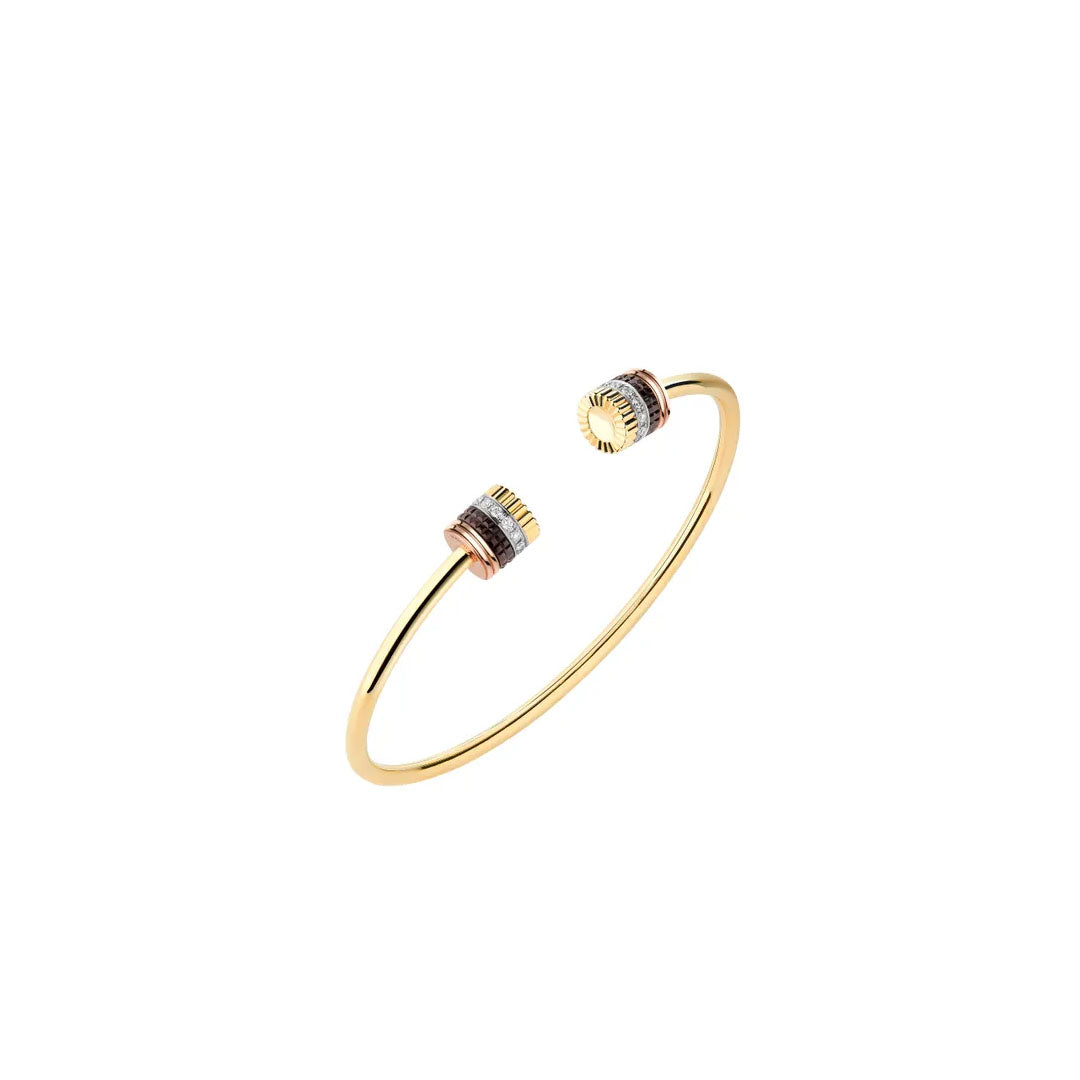 Gioiello in oro bianco giallo rosa Bracciale Quatre Classique Boucheron
