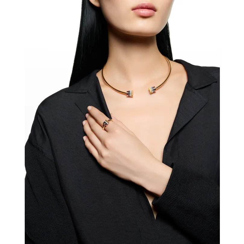 Gioiello in white, yellow, and rose gold Quatre Classique Necklace Boucheron