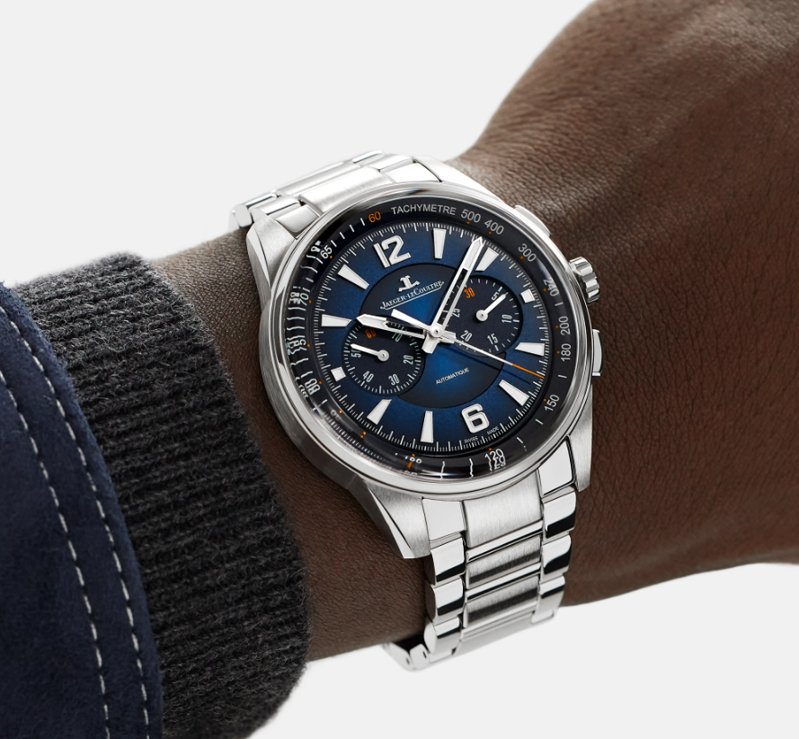 Watch in steel Polaris Chrono  Jaeger-lecoultre