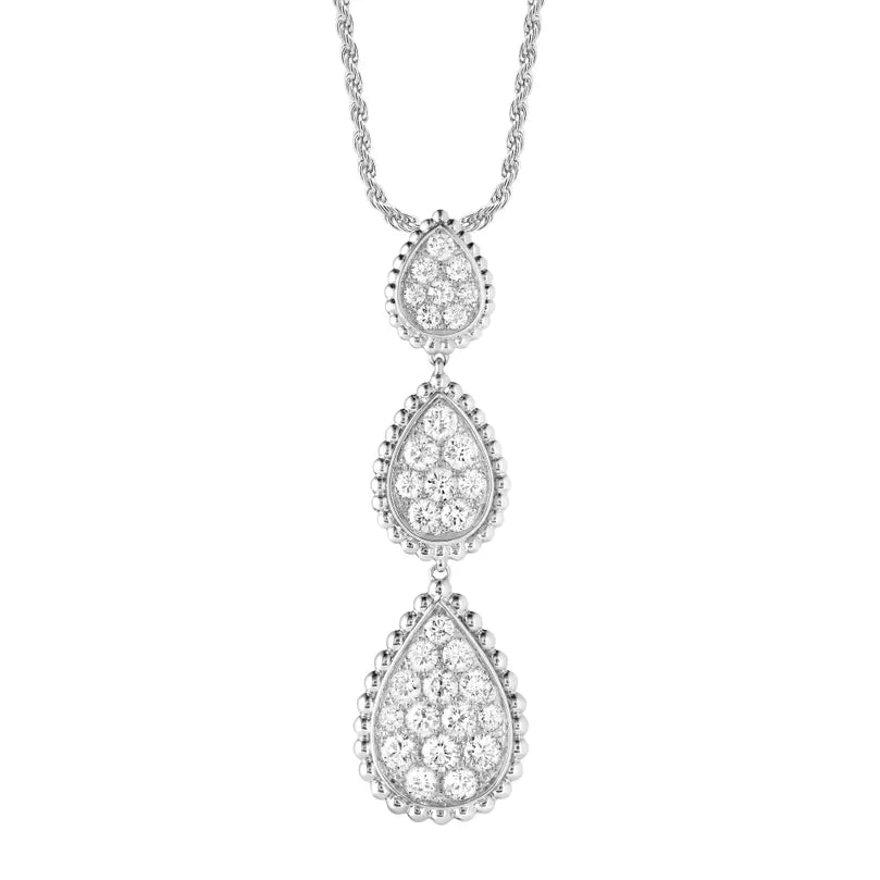 Gioiello in white gold Serpent Bohème Pendant Boucheron