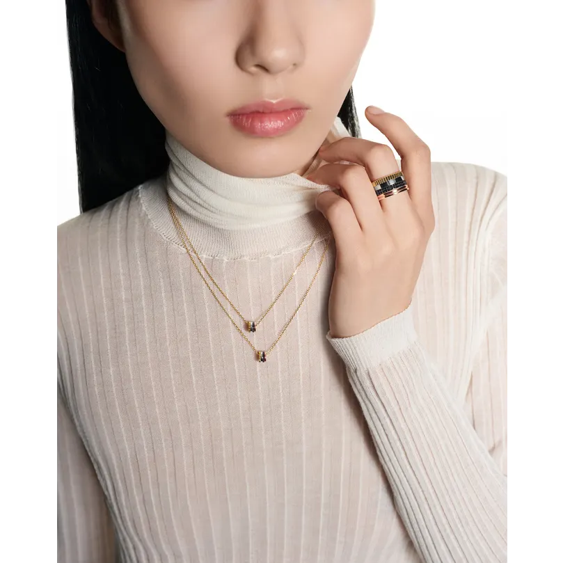 Ring in white, yellow, and rose gold Quatre Classique Ring Boucheron