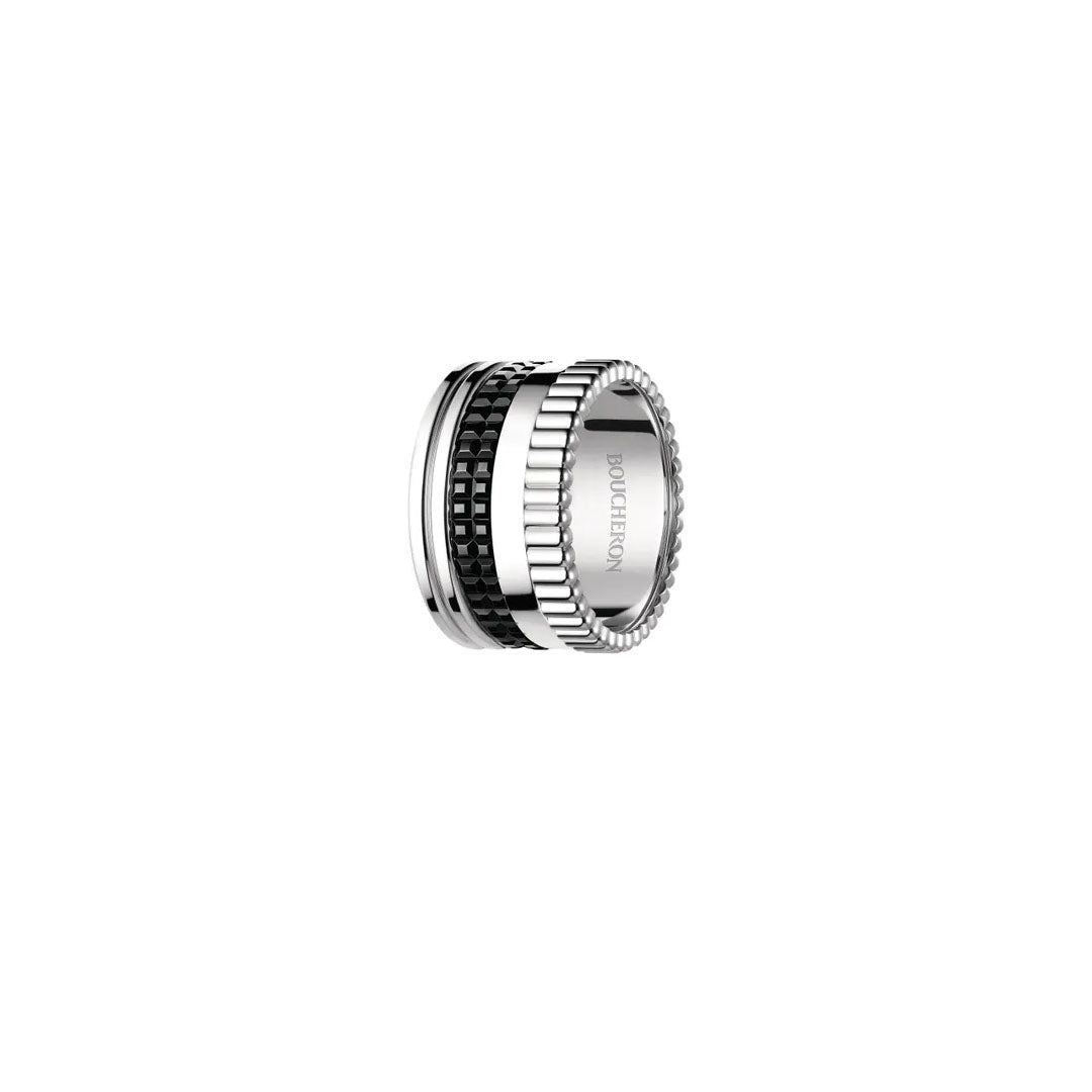 Ring in white gold Quatre Black Edition Ring Boucheron