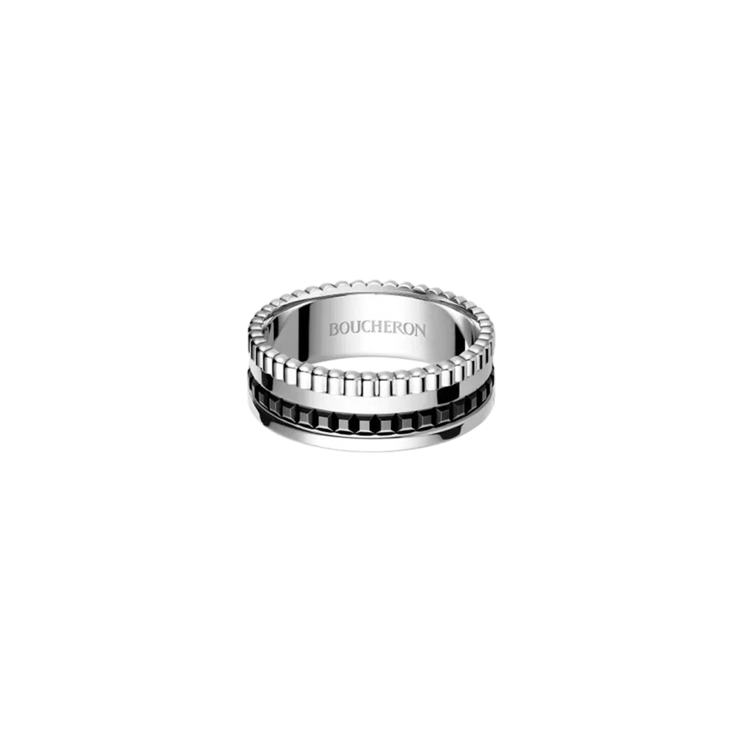 Ring in white gold Quatre Black Edition Ring Boucheron