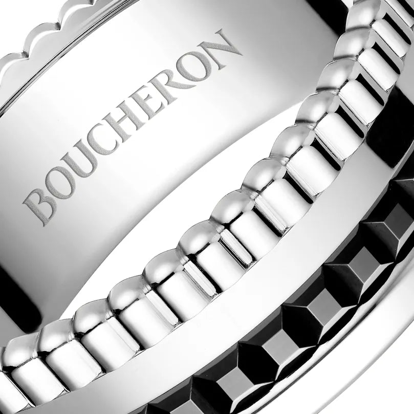 Gioiello in oro bianco Anello Quatre Black Edition Boucheron