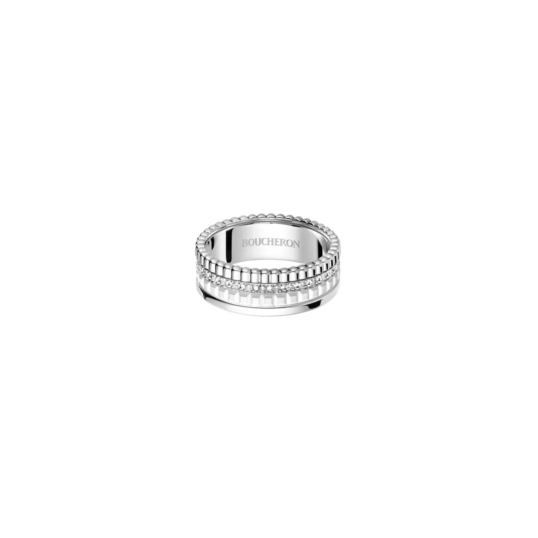 Ring in white gold Quatre Double White Edition Ring Boucheron