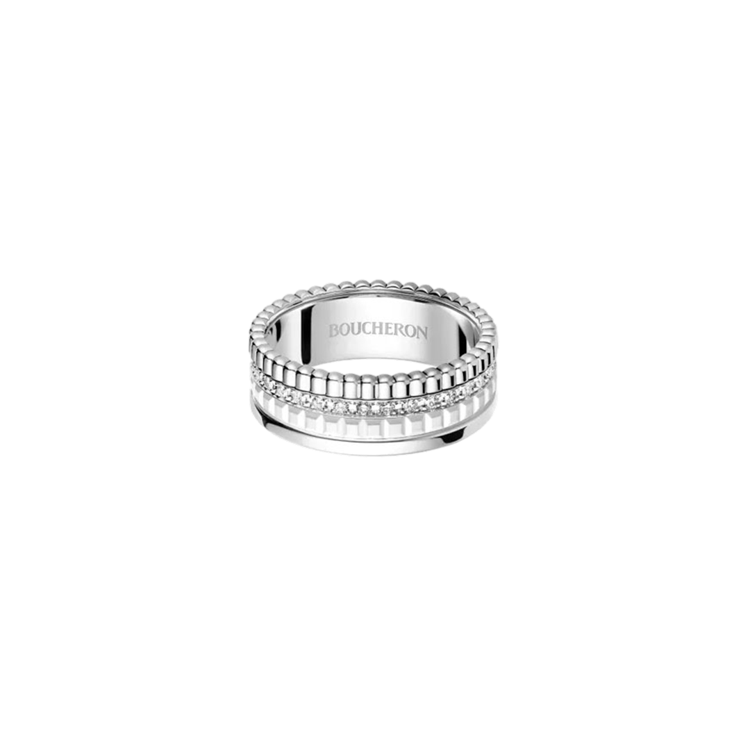 Anello Quatre Double White Edition