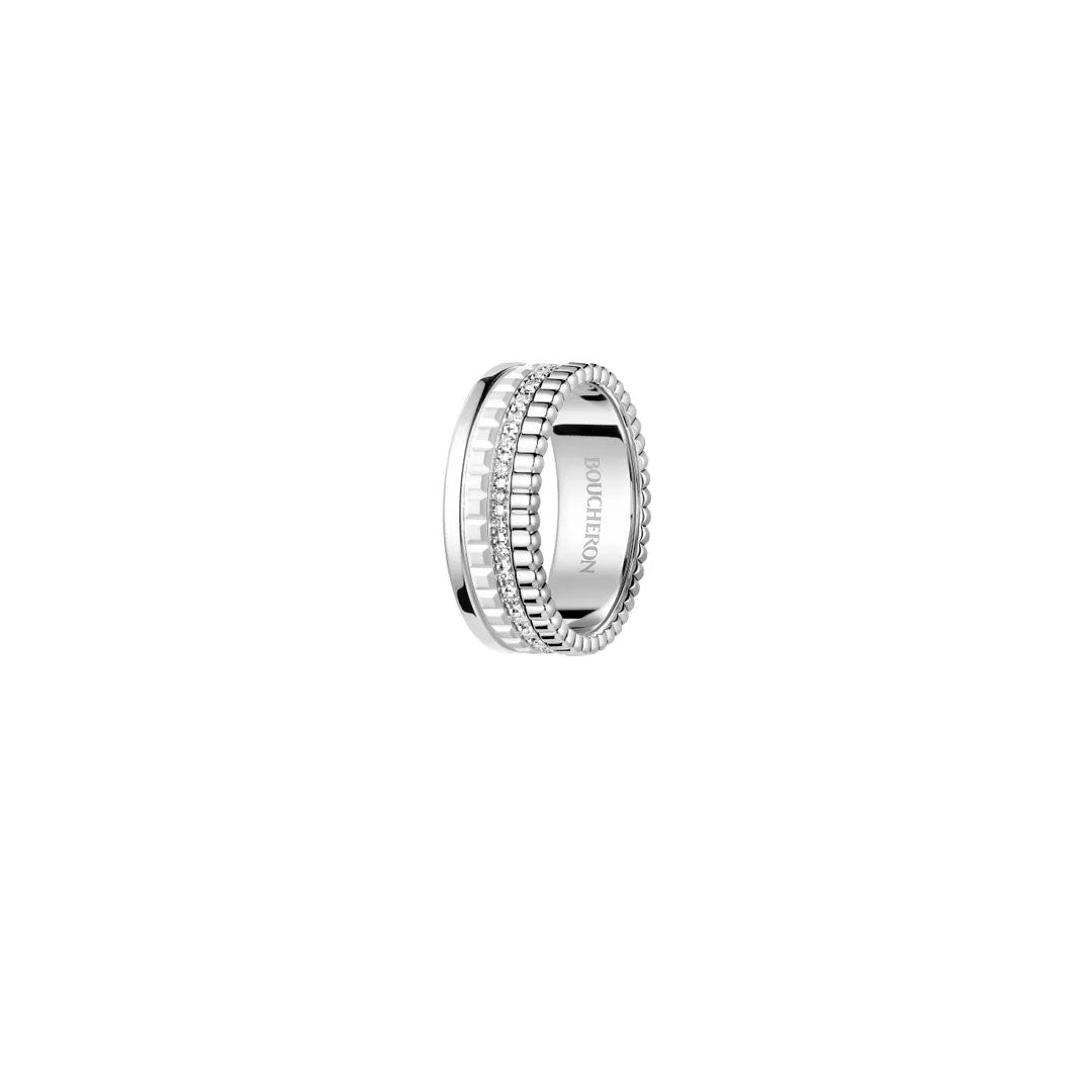 Ring in white gold Quatre Double White Edition Ring Boucheron