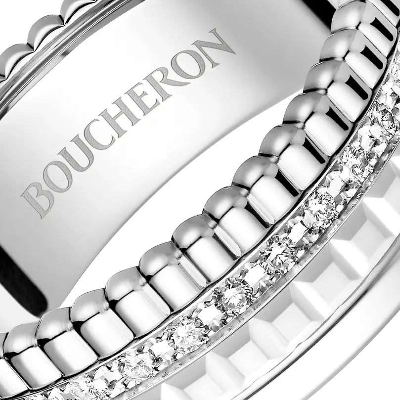 Ring in white gold Quatre Double White Edition Ring Boucheron