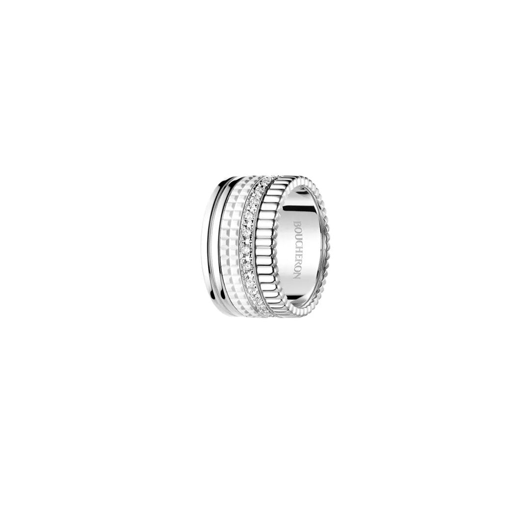 Ring in white gold Quatre Double White Edition Ring Boucheron