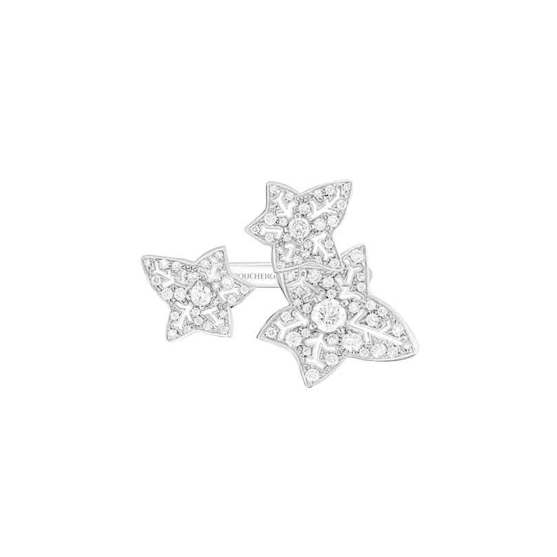 Gioiello in oro bianco Anello Lierre de Paris Boucheron