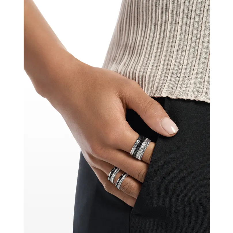 Ring in white gold Quatre Black Edition Ring Boucheron