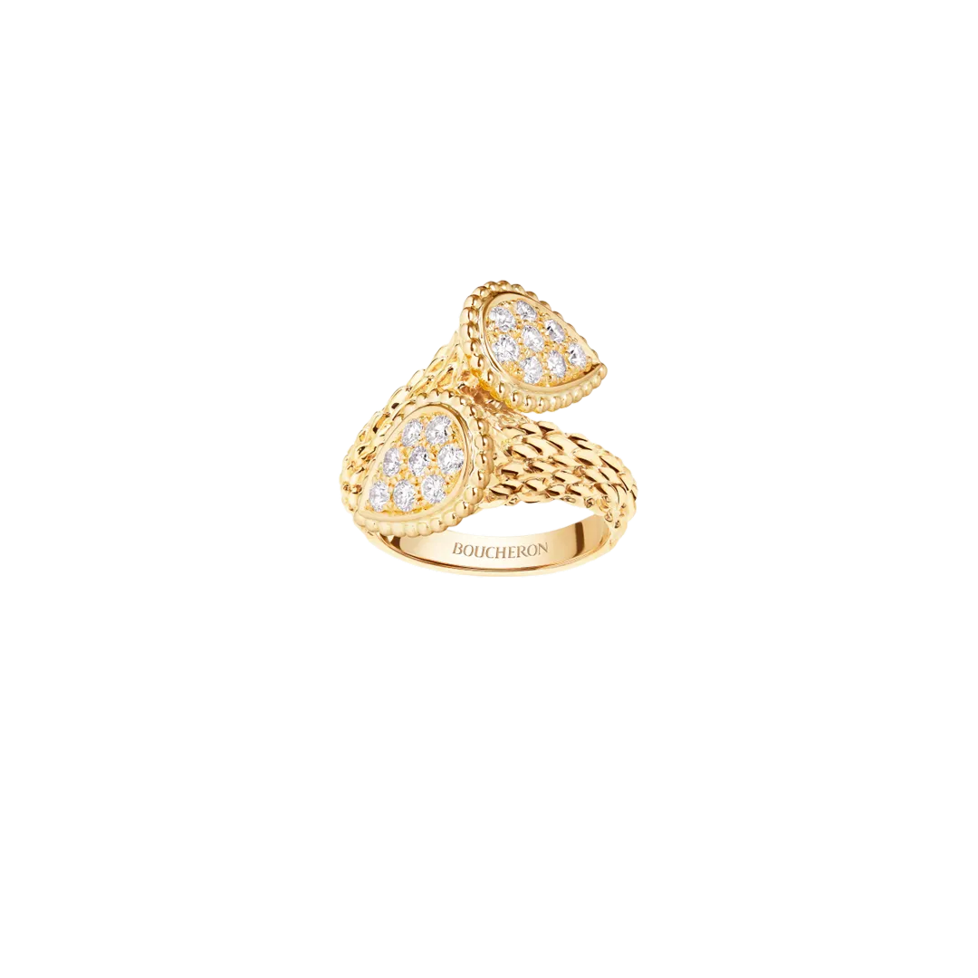 Gioiello in oro giallo Anello Serpent Bohème Toi et Moi Boucheron