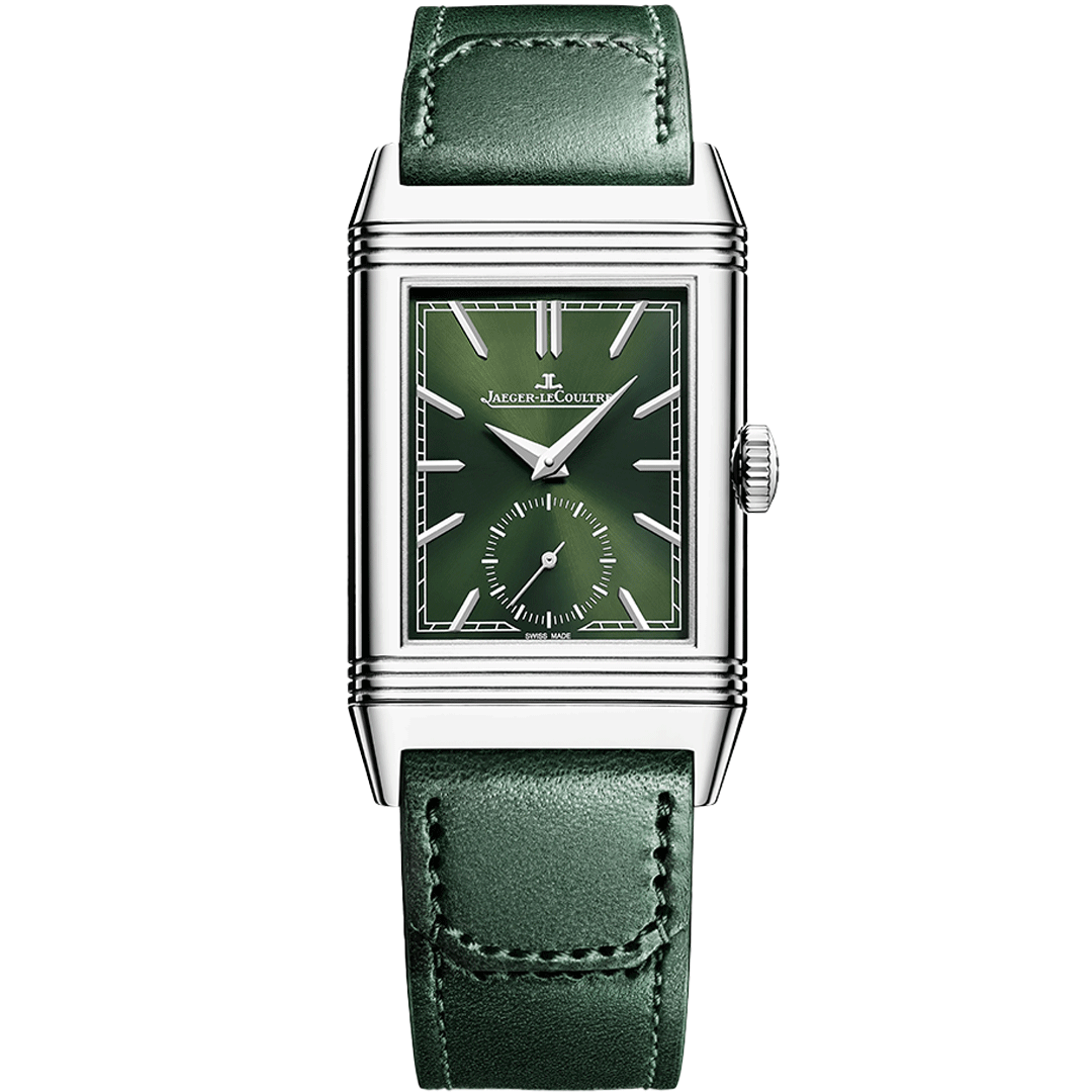 Orologio in acciaio Reverso Tribute Monoface Small Seconds Jaeger-lecoultre