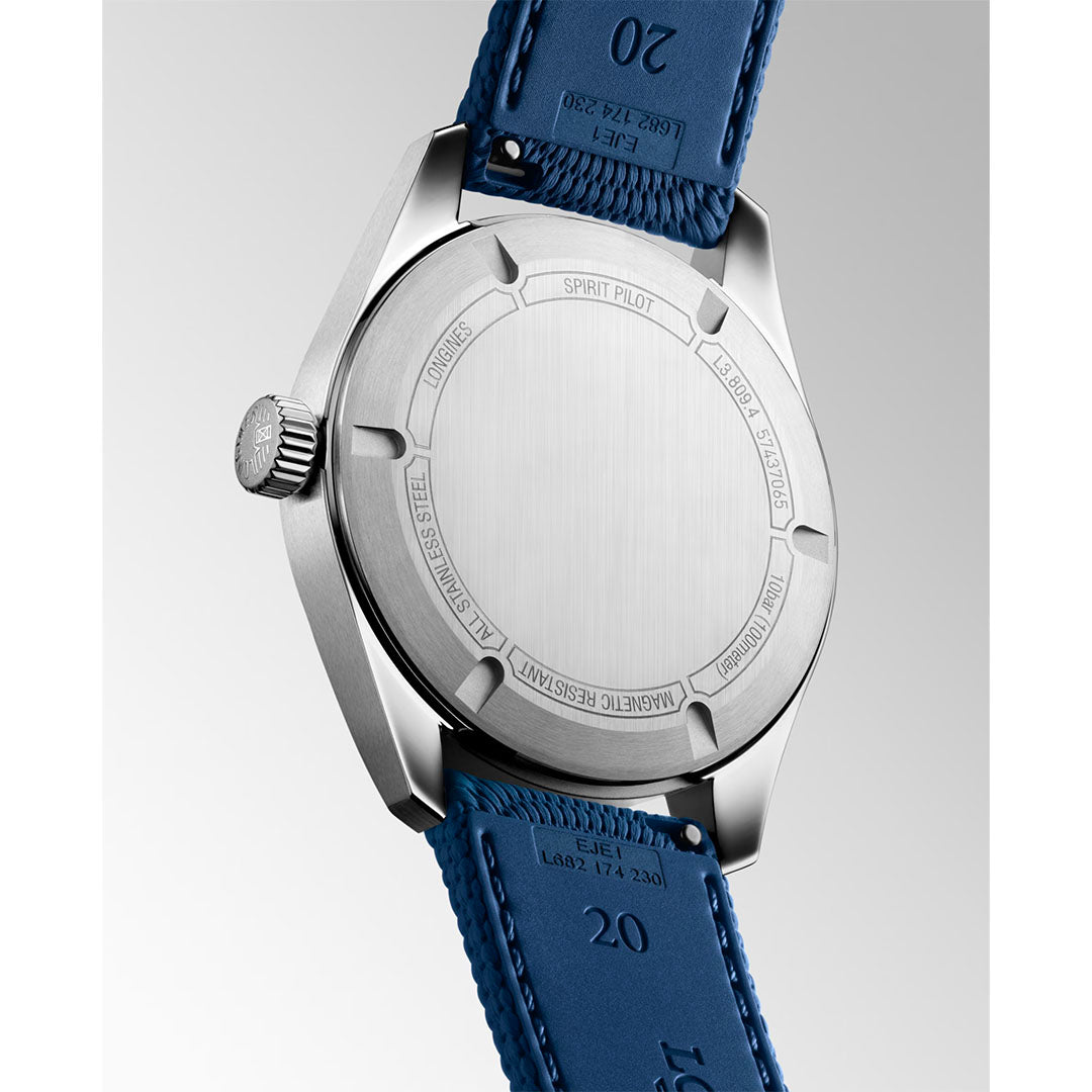 Orologio in acciaio Spirit Pilot Longines