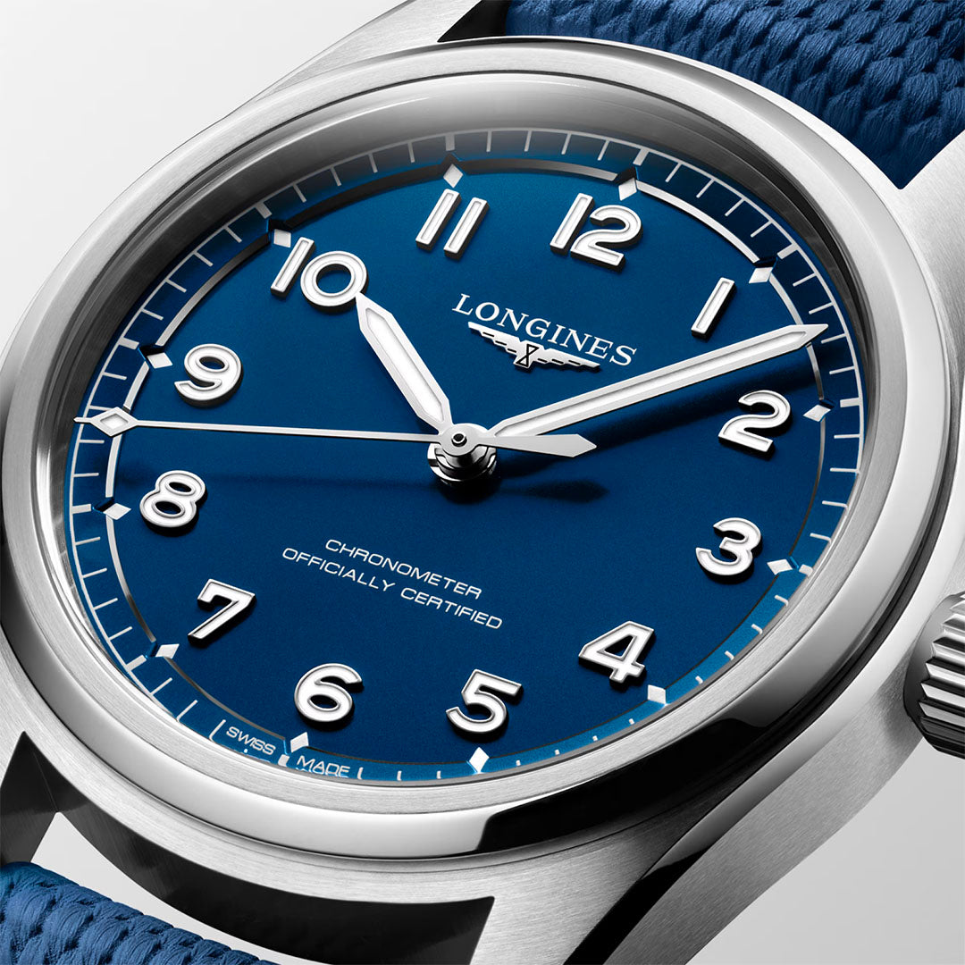 Orologio in acciaio Spirit Pilot Longines