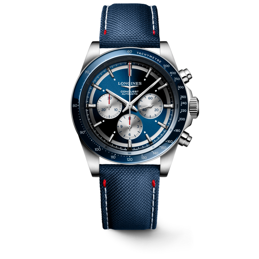 Orologio in acciaio Conquest Marco Odermatt Longines