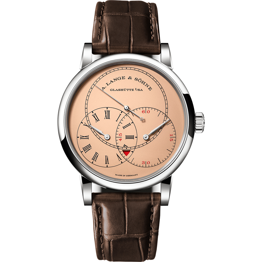 Orologio in oro bianco Richard Lange Jumping Seconds A lange sohene