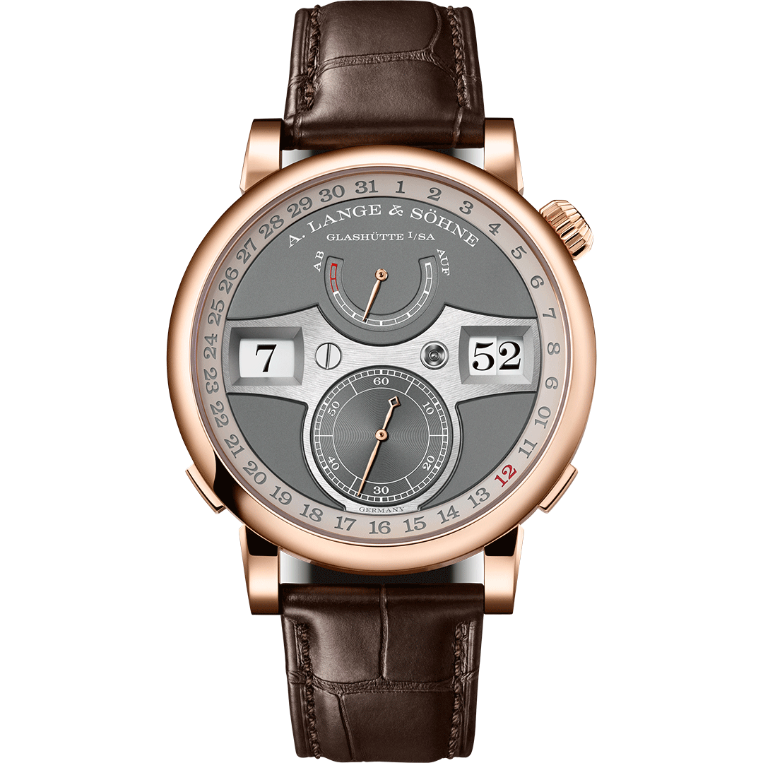 Orologio in oro rosa Zeitwerk Date A lange soehne