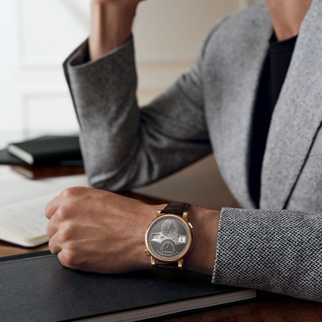 Orologio in oro rosa Zeitwerk Date A lange soehne