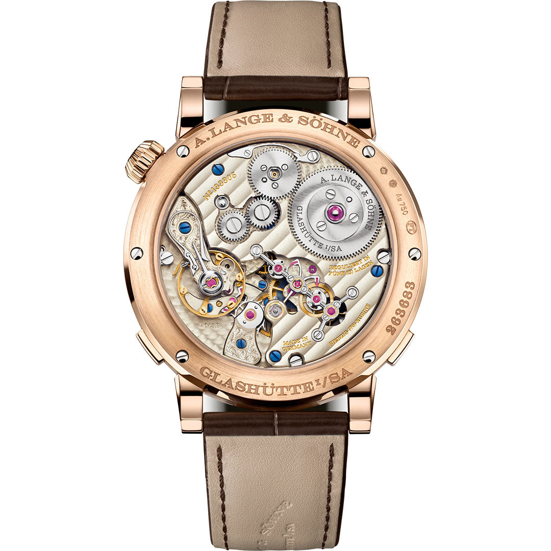 Orologio in oro rosa Zeitwerk Date A lange soehne