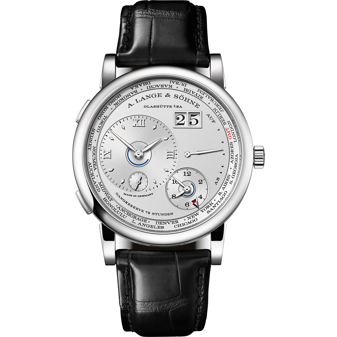 Watch in platinum Lange 1 Time Zone A lange soehne