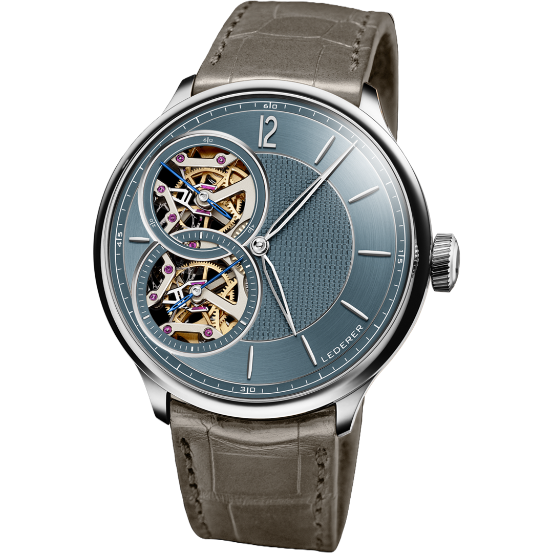 Orologio in acciaio CIC 44 Pacific Green Lederer