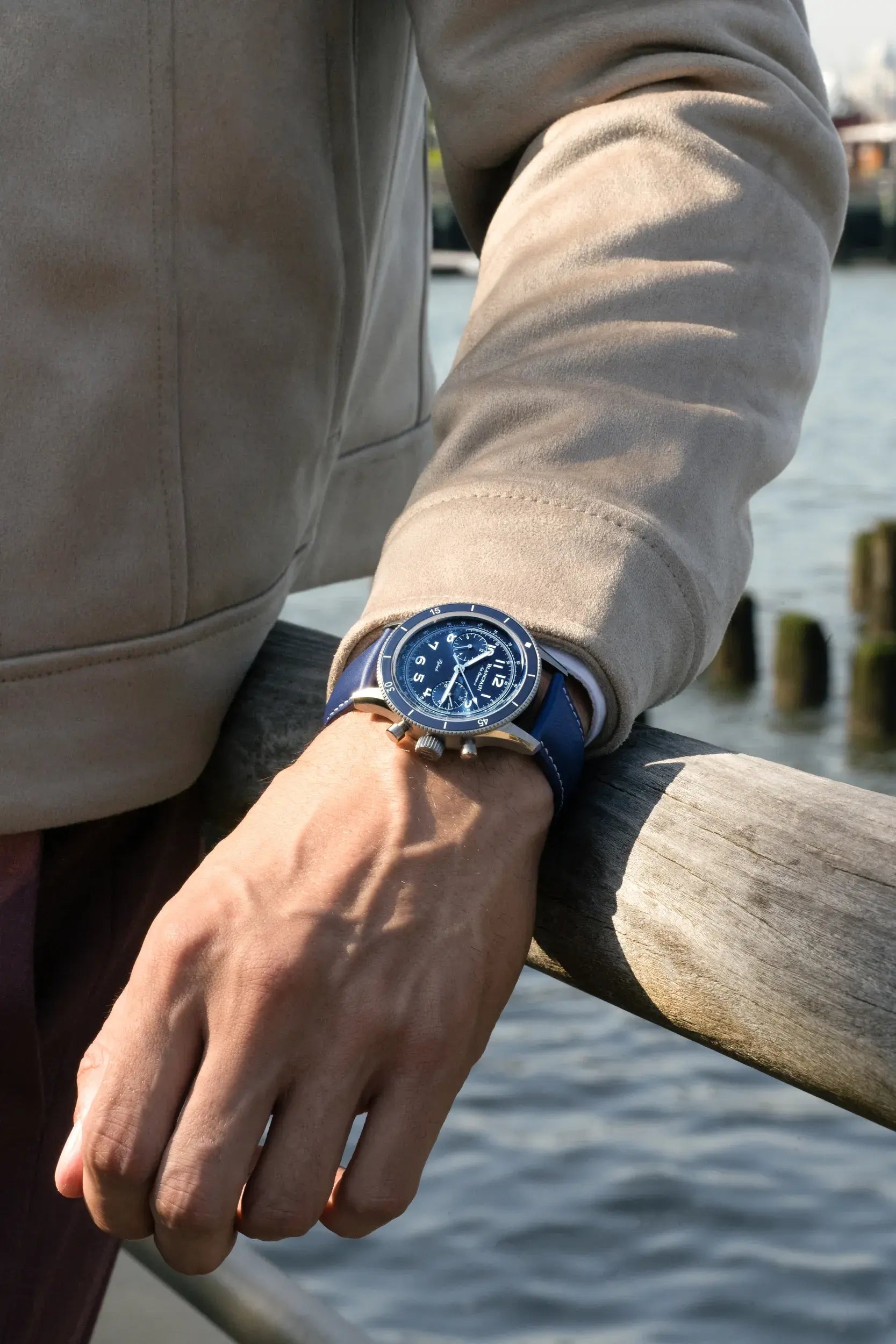 Watch in titanium Air Command Blancpain