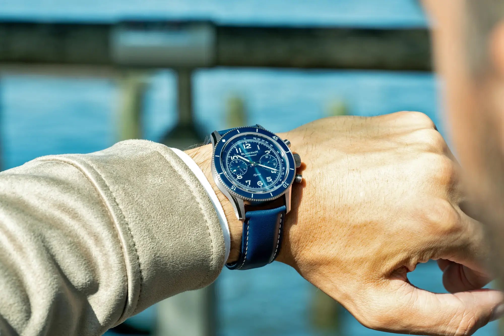 Watch in titanium Air Command Blancpain