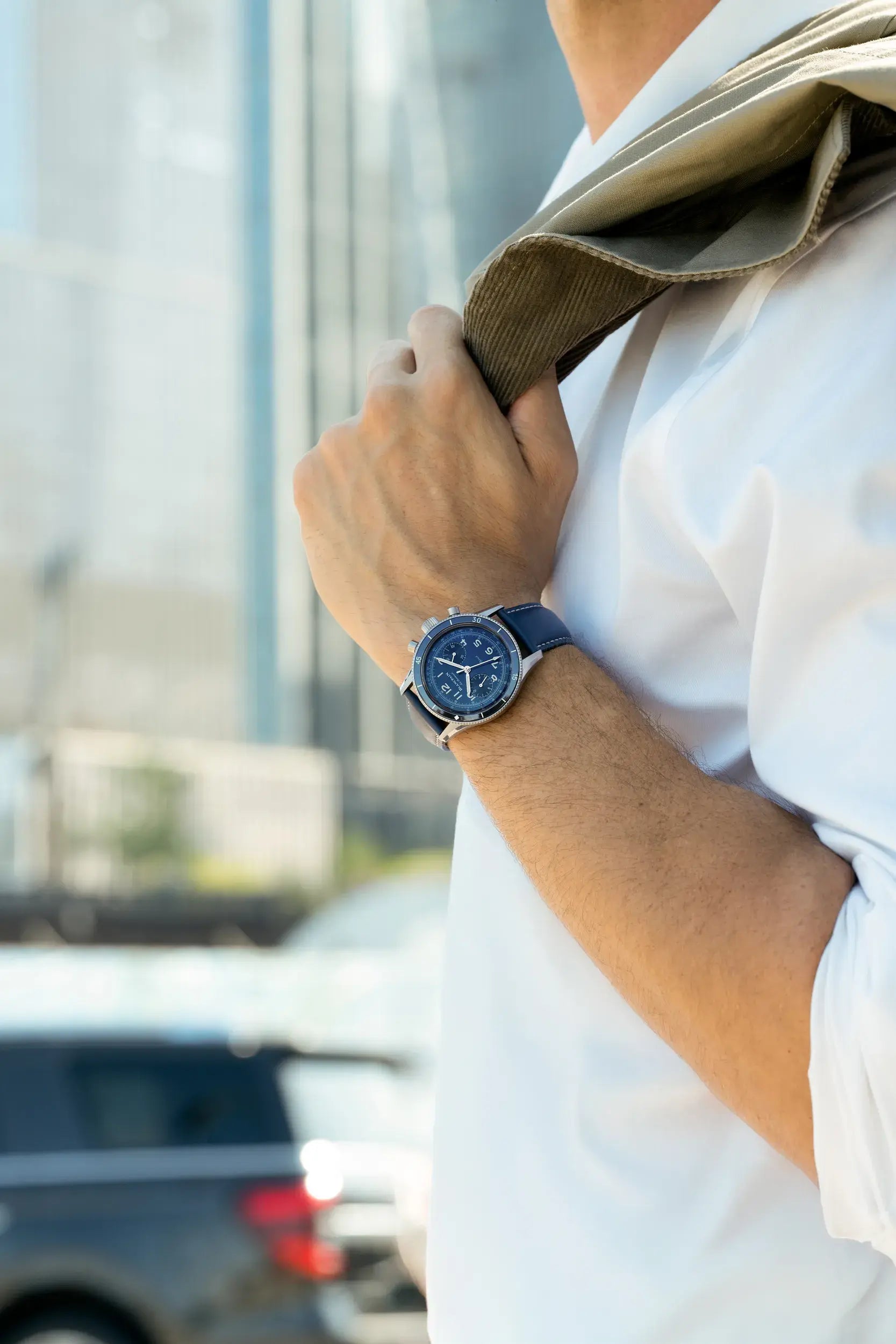 Watch in titanium Air Command Blancpain