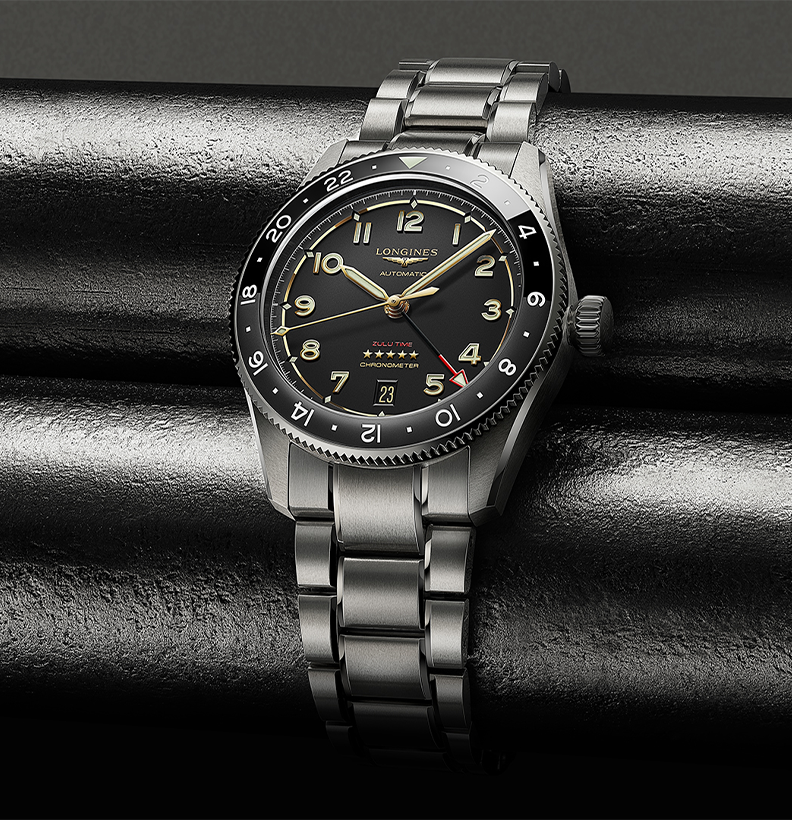 Watch in titanium Spirit Zulu Time Titanium Longines