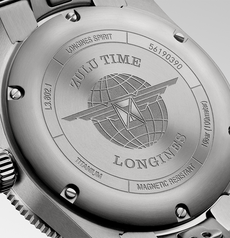 Watch in titanium Spirit Zulu Time Titanium Longines