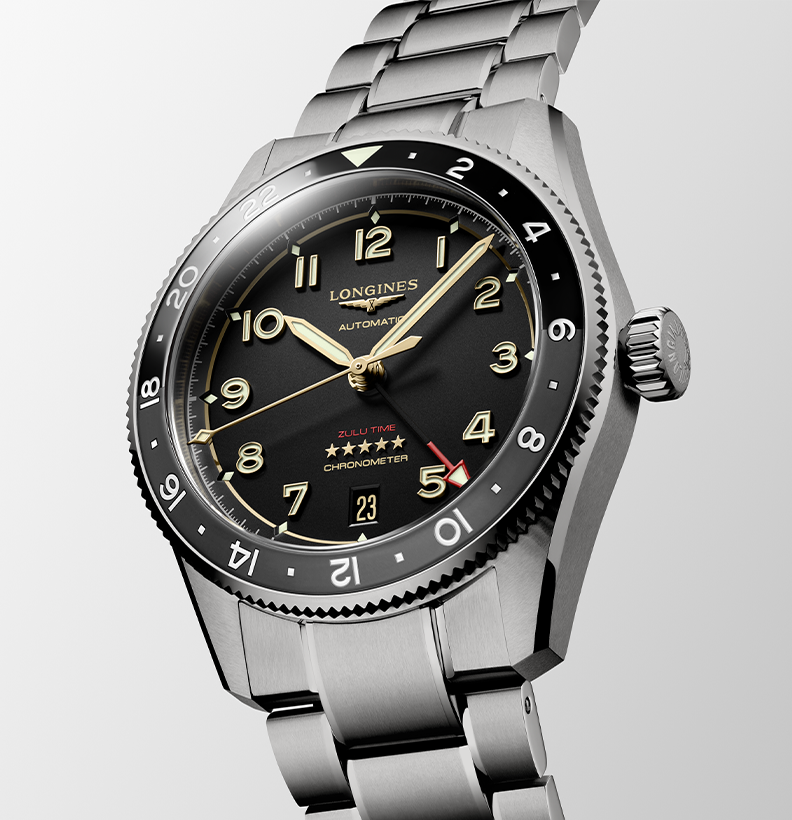 Watch in titanium Spirit Zulu Time Titanium Longines