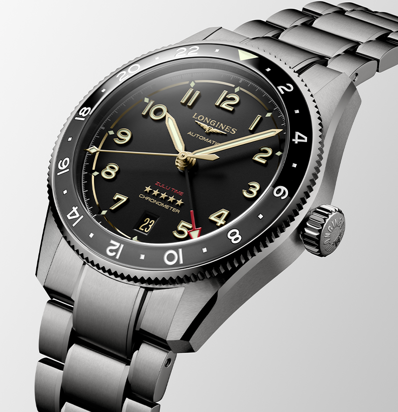 Watch in titanium Spirit Zulu Time Titanium Longines