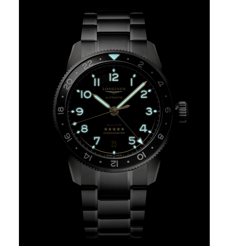 Watch in titanium Spirit Zulu Time Titanium Longines