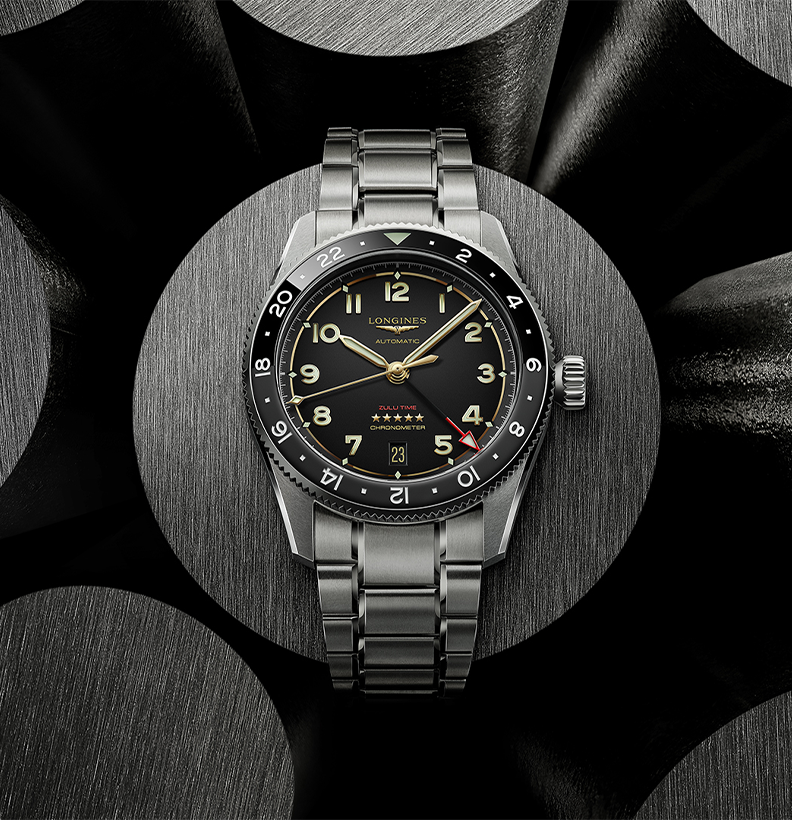 Watch in titanium Spirit Zulu Time Titanium Longines