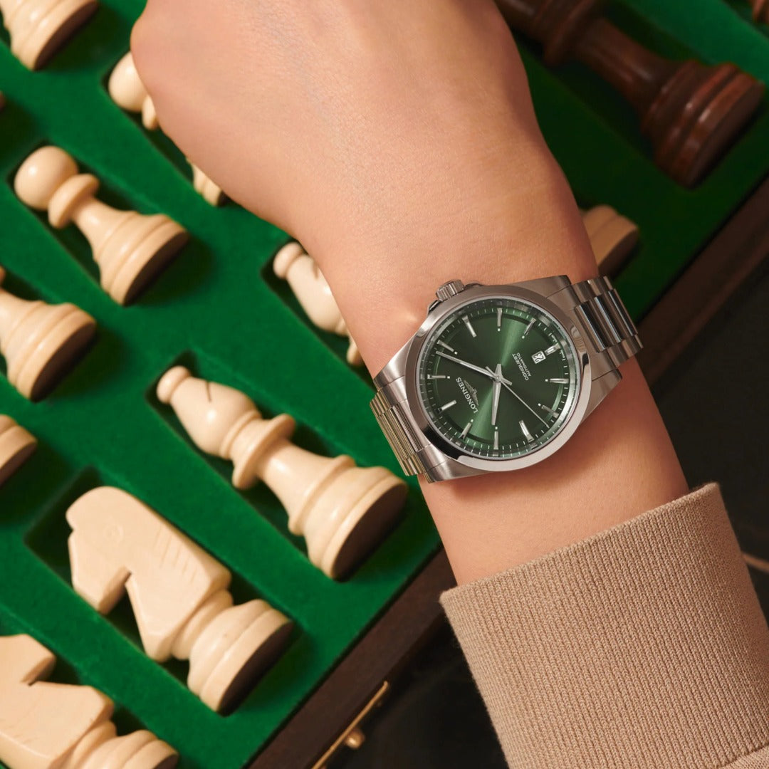 Orologio in acciaio Conquest Longines