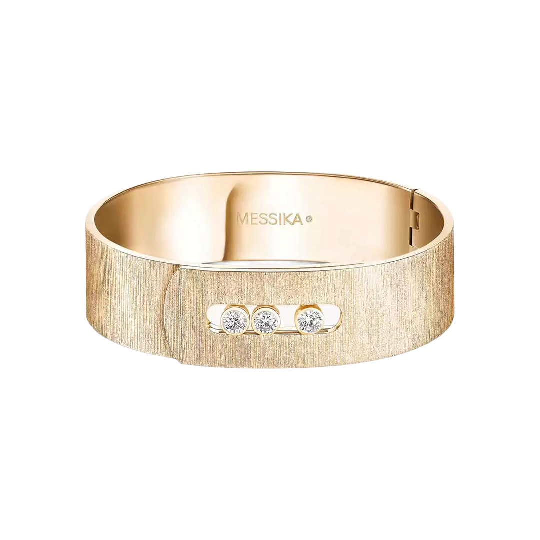 Bracelet in oro giallo Move Noa Ciselé MG Bracelet Messika