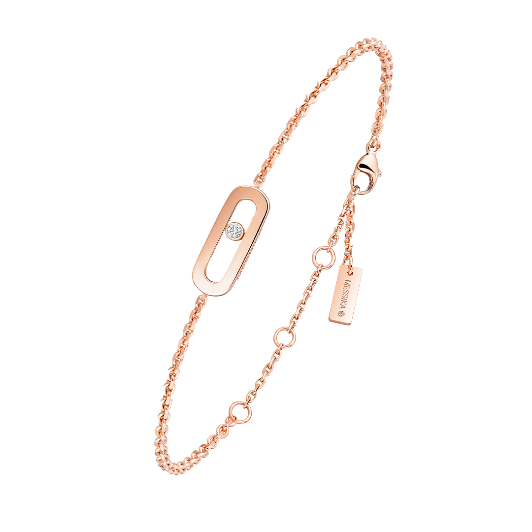 Gioiello in oro rosa Bracciale Move Uno Messika