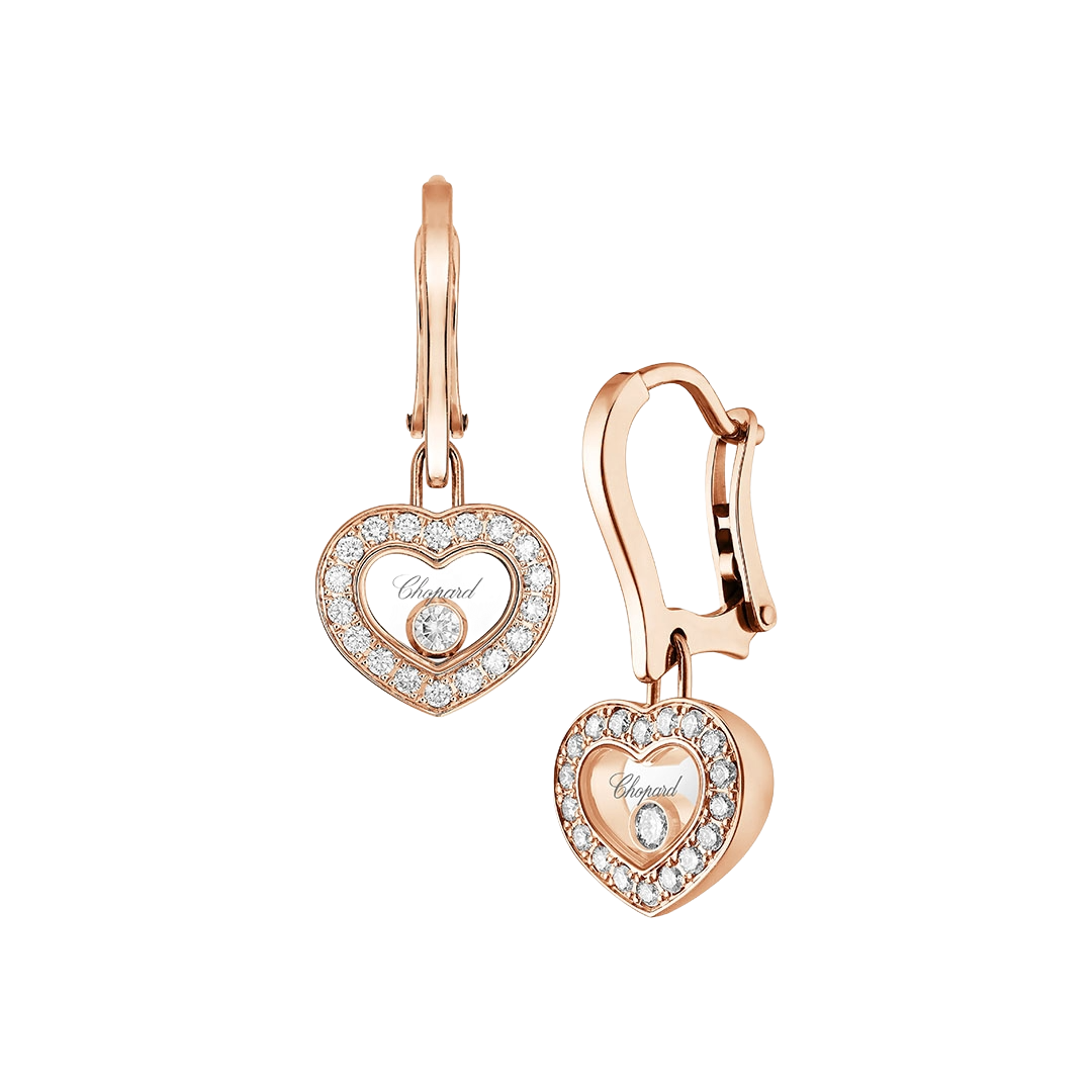 Earrings in rose gold Happy Diamonds Earrings Chopard