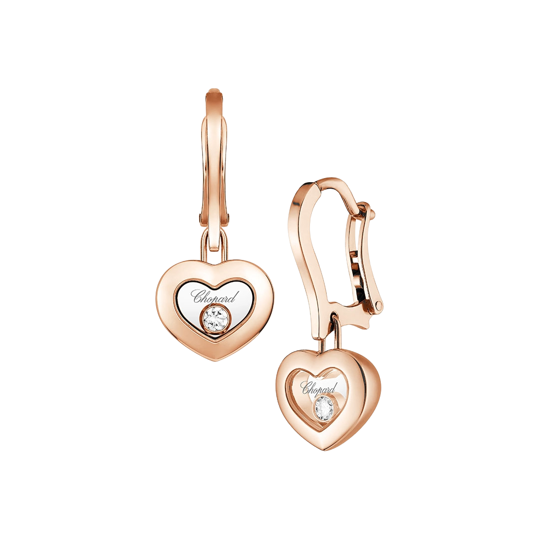 Earrings in oro rosa Happy Diamonds Earrings Chopard