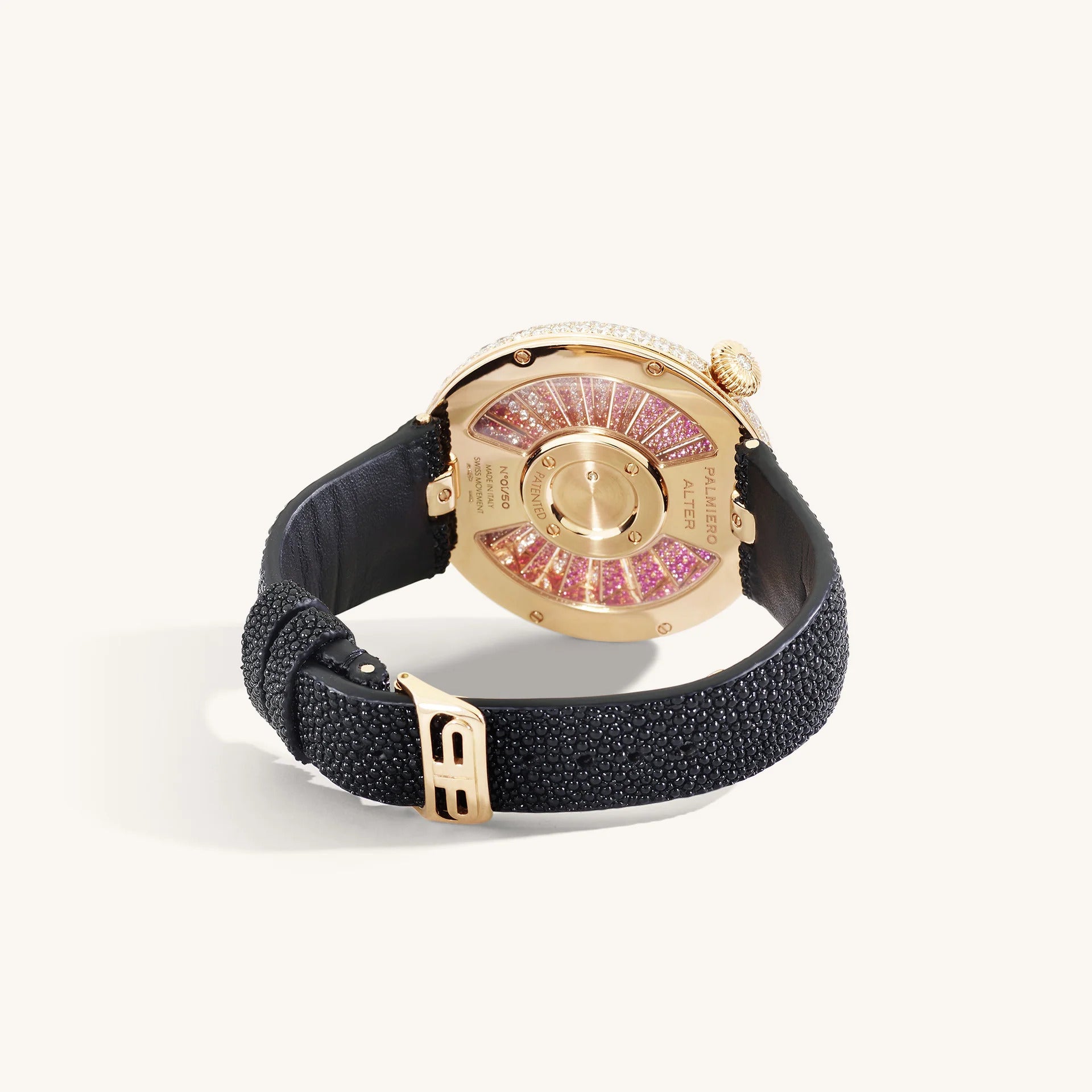 Watch in rose gold Alter Palmiero