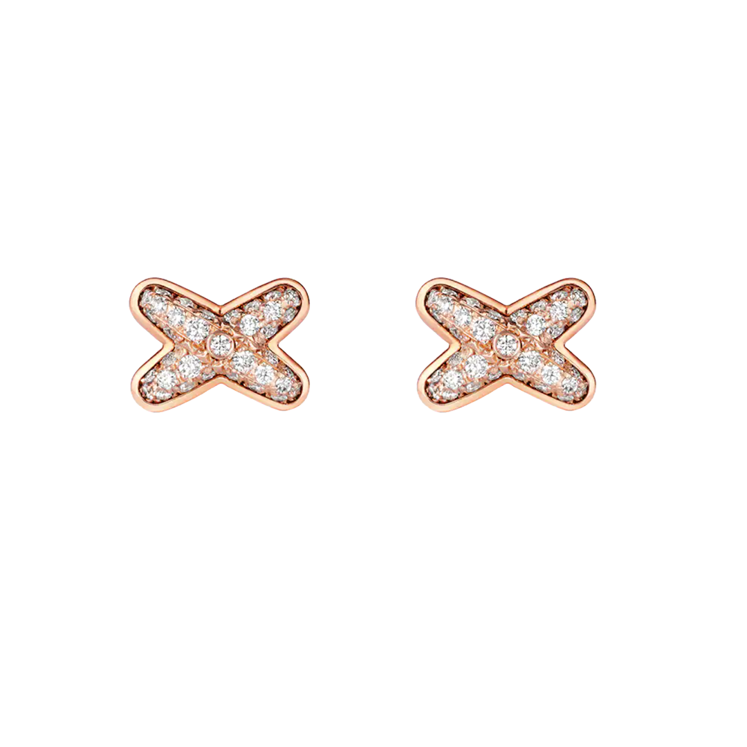 Gioiello in oro rosa Orecchini Jeux de Liens Chaumet