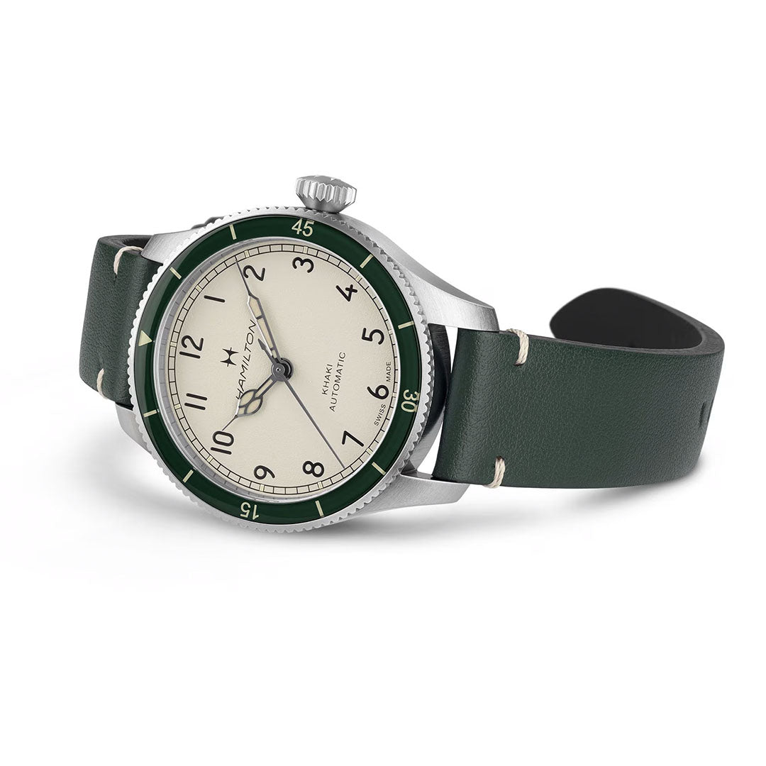 Orologio in acciaio Khaki Aviation Pilot Pioneer Hamilton