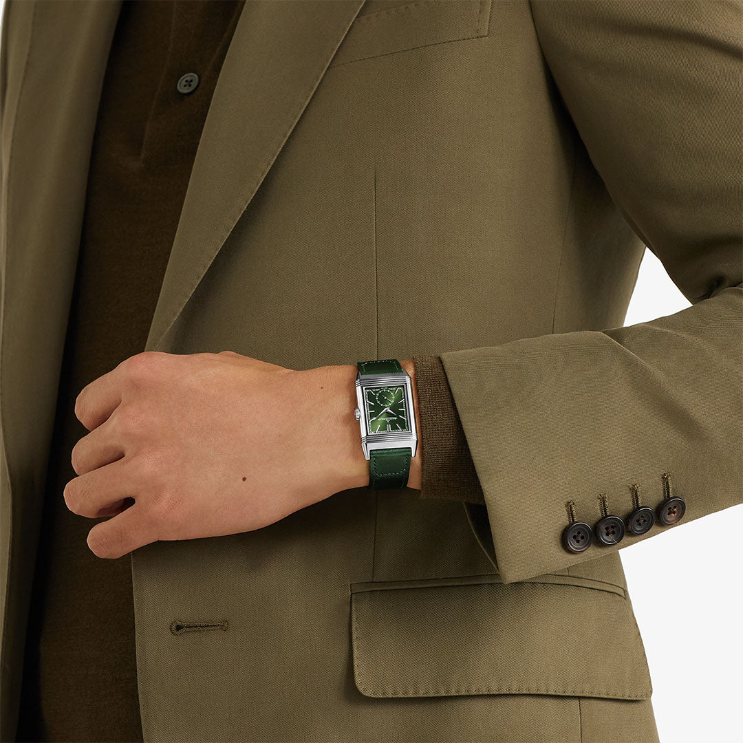 Orologio in acciaio Reverso Tribute Monoface Small Seconds Jaeger-lecoultre