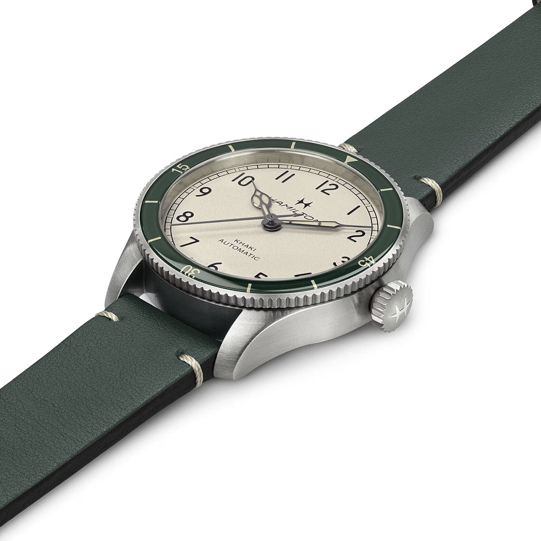Orologio in acciaio Khaki Aviation Pilot Pioneer Hamilton