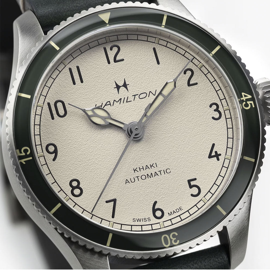 Orologio in acciaio Khaki Aviation Pilot Pioneer Hamilton